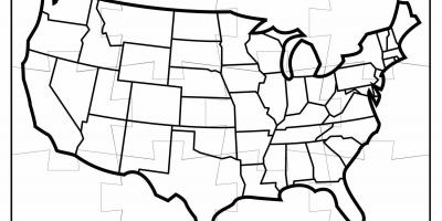 Kaart puzzel verenigde staten